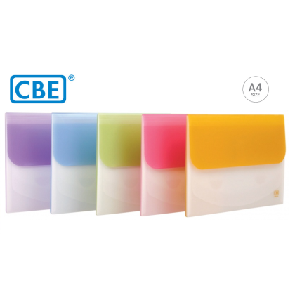 CBE A4 EXPANDING FILE 4 POCKET (F4402-4P)