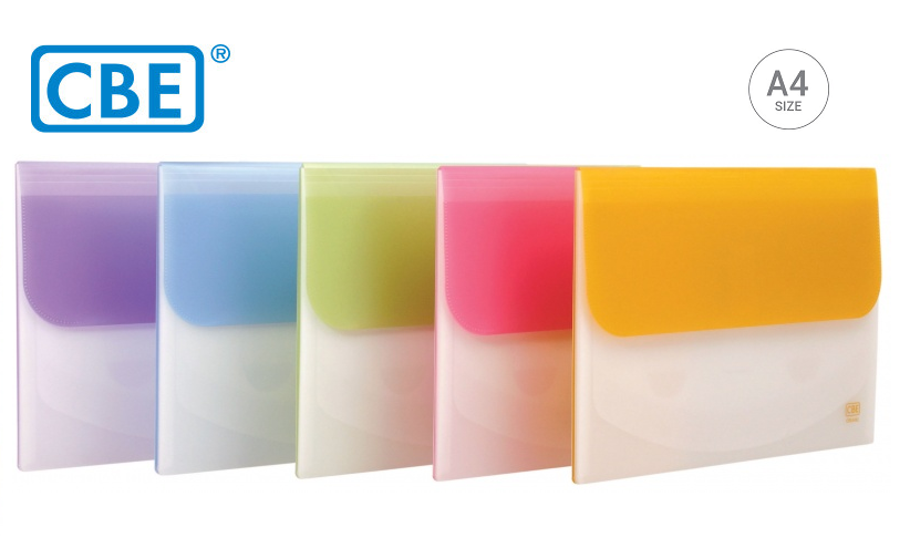 CBE A4 EXPANDING FILE 4 POCKET (F4402-4P)