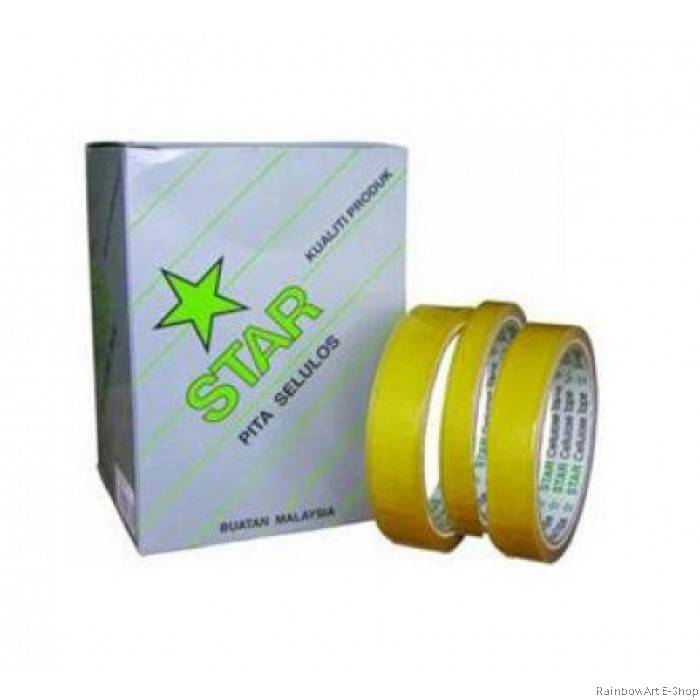 Star Cellulose Tape 18MM x 30YD