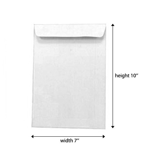 White Envelope ( 7" x 10")