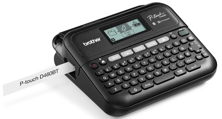 BROTHER DESKTOP BLUETOOTH AND PC CONNECTABLE LABEL PRINTER PTD460BT